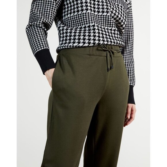 TED BAKER VVERIA Relaxed Side Trim Jogger Pants Green - Picture 3 of 9